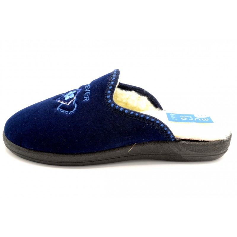 Muro 6100 - Zapatilla de paño con abrigo