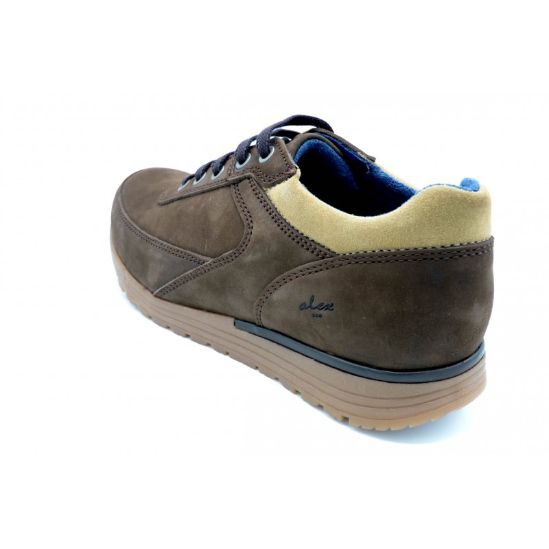 Alex 3726 Marrón - Zapato de piel con cordones