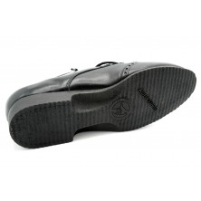 Drucker 985 Negro - Zapato de piel con abrigo