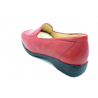 Drucker Calzapedic 1299 Rojo - Mocasín anatómico de piel