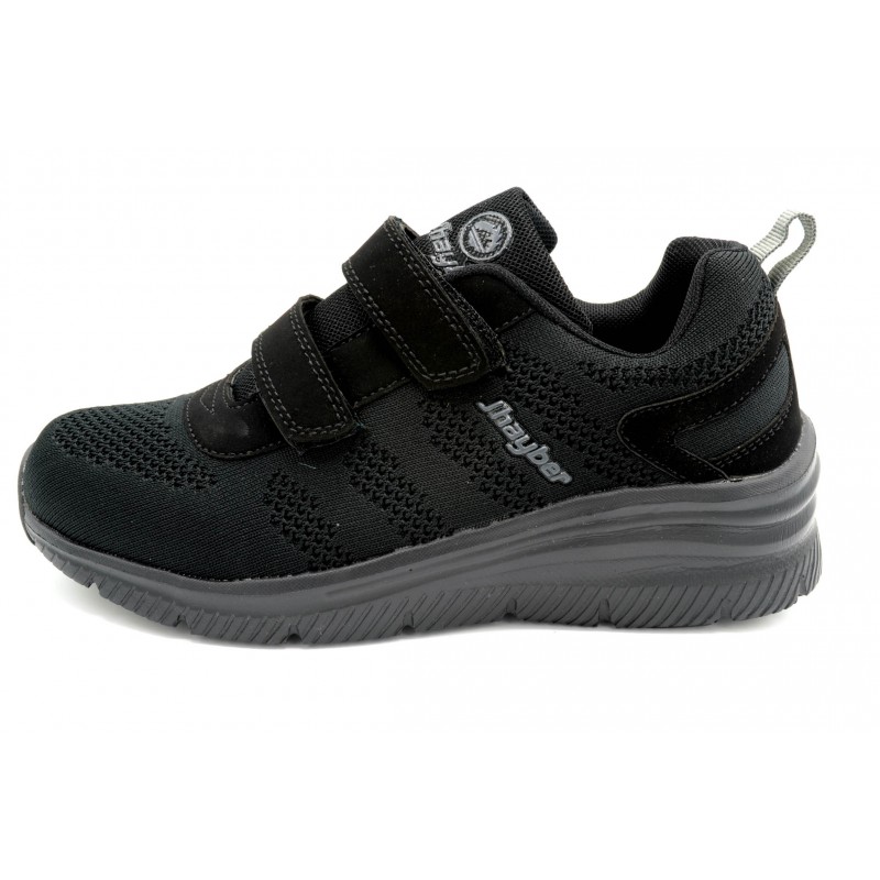 J´Hayber Chelupe Black - Zapatilla con cuña y plantilla memory