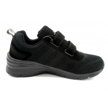 J´Hayber Chelupe Black - Zapatilla con cuña y plantilla memory