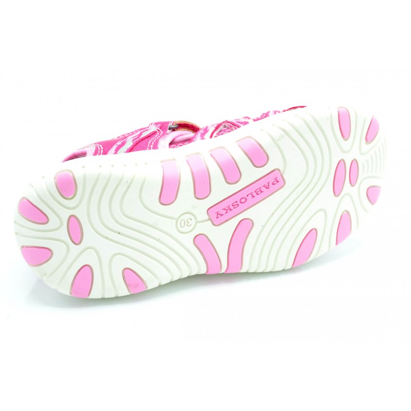 Pablosky 957370 Denim Fucsia - Sandalia para niña