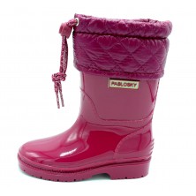 Pablosky 960470 Rosa - Bota de agua para niña