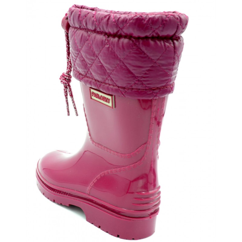 Pablosky 960470 Rosa - Bota de agua para niña