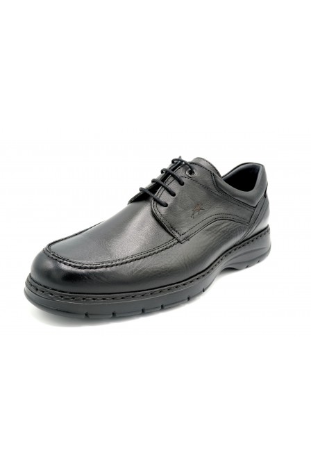 Fluchos Crono 9142 Negro - Zapato cordones piso ultralight