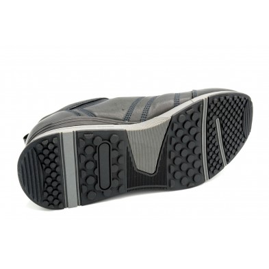 Paredes Forrest Marino - Zapato casual de piel con cordones