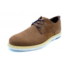Paredes Sparrow marrón - Zapato casual de piel con cordones