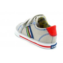 Pablosky 961050 Canvas Piedra - Zapatilla de lona plantilla de piel extraible