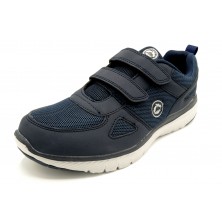 J´Hayber Chanuel Marino - Zapatilla deportiva para andar con Cierre de Velcro - Plantilla Foam Memory