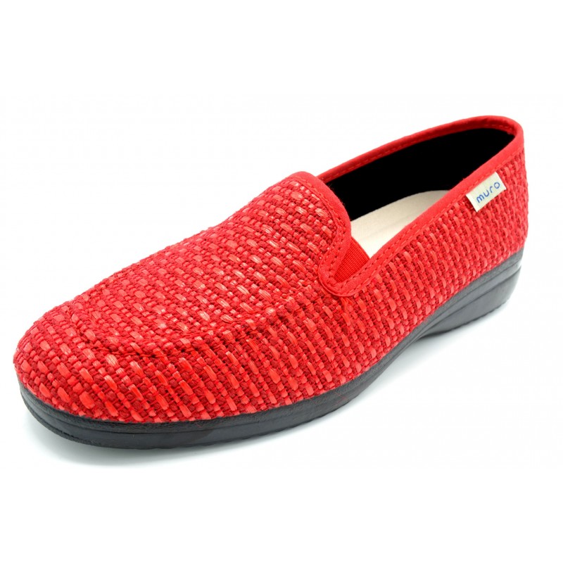 Muro 805 Rojo - Zapatilla de rafia