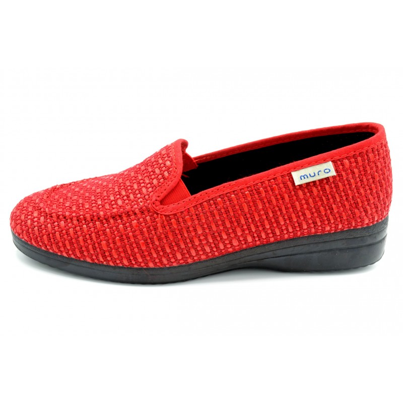 Muro 805 Rojo - Zapatilla de rafia