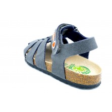 Pablosky 596410 vaquero ceniza - Sandalia puntera cerrada velcros para niño