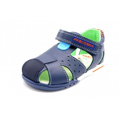 Pablosky 069622 Jungla atlantic - Sandalia de piel primeros pasos para niño