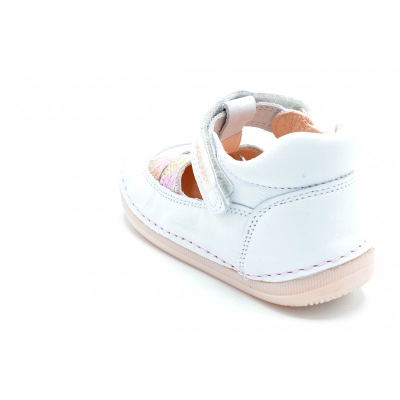 Pablosky 069005 Blanco/Rosa - Zapato primeros pasos para niña