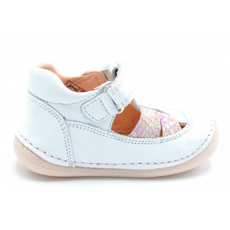 Pablosky 069005 Blanco/Rosa - Zapato primeros pasos para niña
