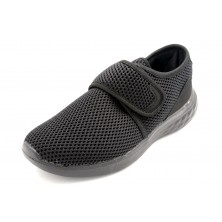 Nicoboco Manola - Zapatilla ancha de velcro con plantilla foam