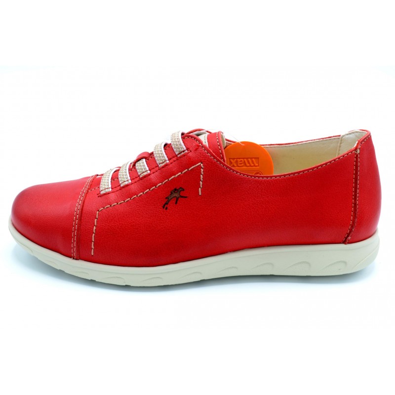Fluchos NUI F0854 Rojo - Zapato sport de piel