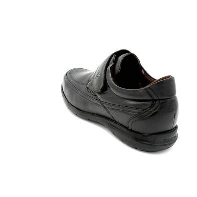 Fluchos Luca 8782 Negro - Zapato de piel con cierre de velcro