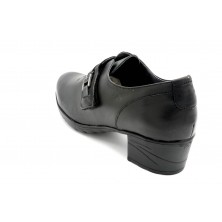 Fluchos Charis F0587 Sugar Negro - Zapato abotinado de piel
