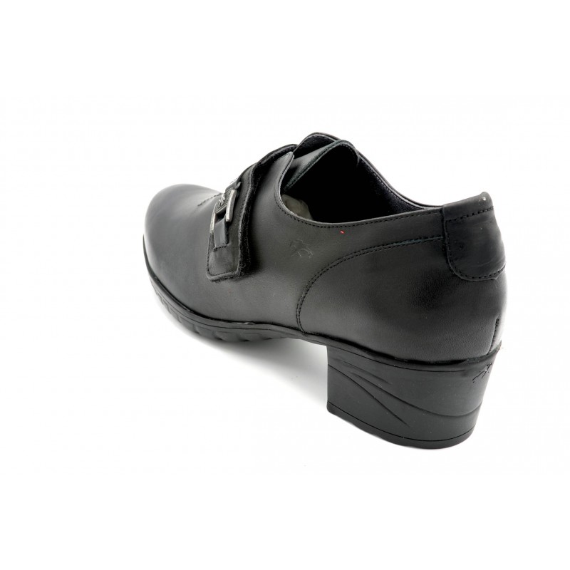 Fluchos Charis F0587 Sugar Negro - Zapato abotinado de piel