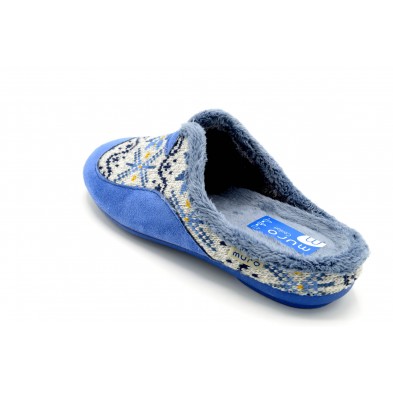 Muro 2709 - Zapatilla de casa plantilla extraíble relax