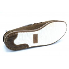 Alex 2556 Castaño - Mocasín de piel nobuck