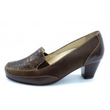 Drucker Calzapedic 29868 Marrón - Zapato de tacón con plantilla extraíble