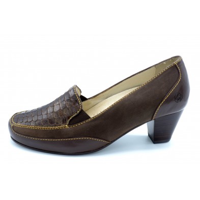 Drucker Calzapedic 29868 Marrón - Zapato de tacón con plantilla extraíble