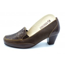Drucker Calzapedic 29868 Marrón - Zapato de tacón con plantilla extraíble