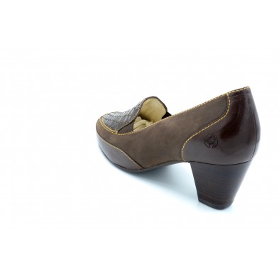Drucker Calzapedic 29868 Marrón - Zapato de tacón con plantilla extraíble