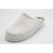 D´Kel Blanco - Zueco de piel