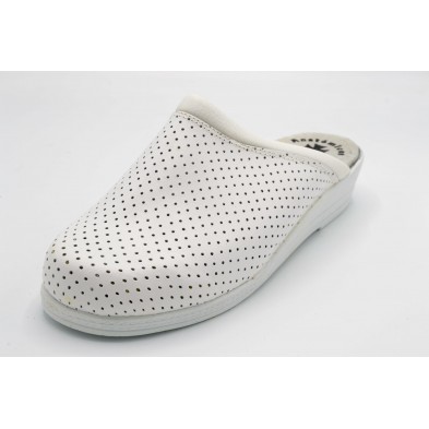 D´Kel Blanco - Zueco de piel