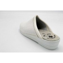 D´Kel Blanco - Zueco de piel