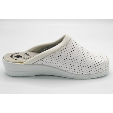 D´Kel Blanco - Zueco de piel