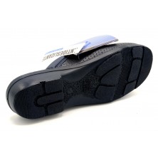 Richer Kontry 915 Marino -Zueco antideslizante de piel