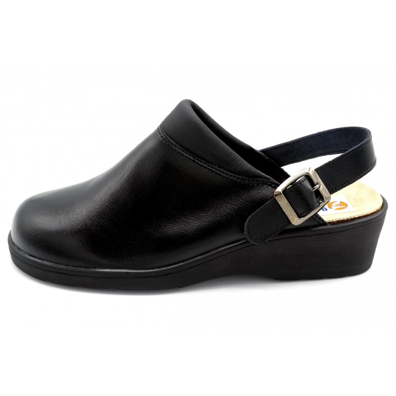 Drucker Calzapedic 631 - Zueco de piel con plantilla extraíble