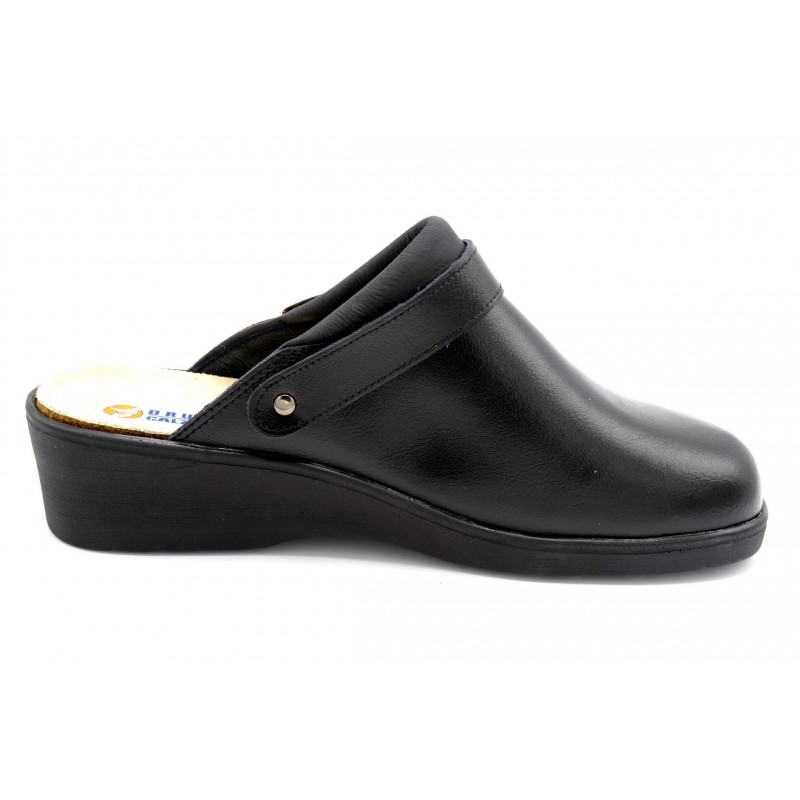 Drucker Calzapedic 631 - Zueco de piel con plantilla extraíble