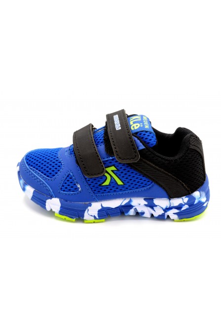 Sweden Kle Trueno azul - Deportivo de nylon con velcro para niño