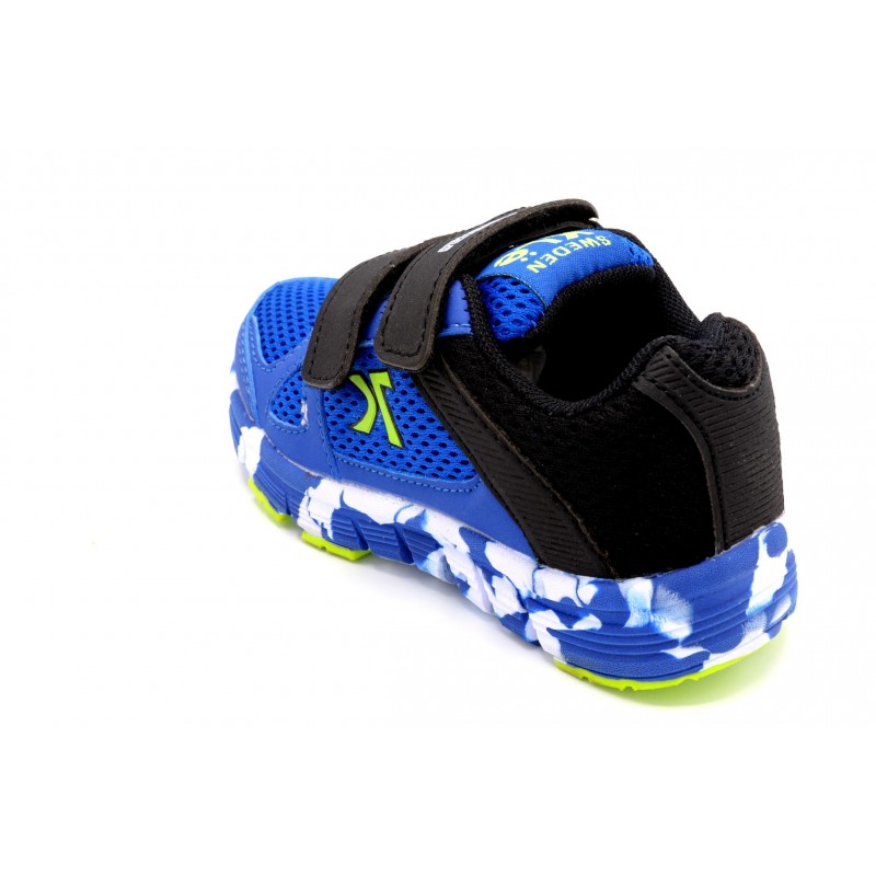 Sweden Kle Trueno azul - Deportivo de nylon con velcro para niño