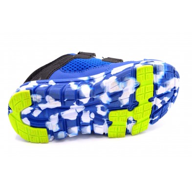 Sweden Kle Trueno azul - Deportivo de nylon con velcro para niño
