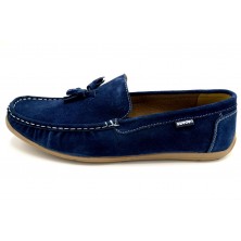 Sweden Kle Enzo marino - Mocasín de piel para hombre