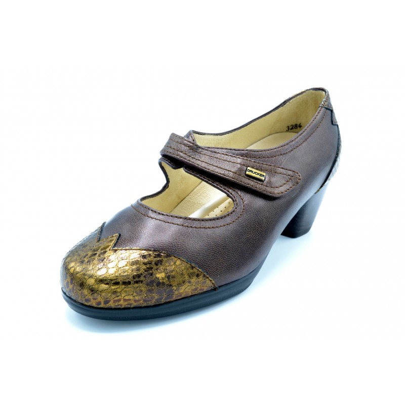 Drucker Calzapedic 23682 Marrón - Zapato anatómico de piel
