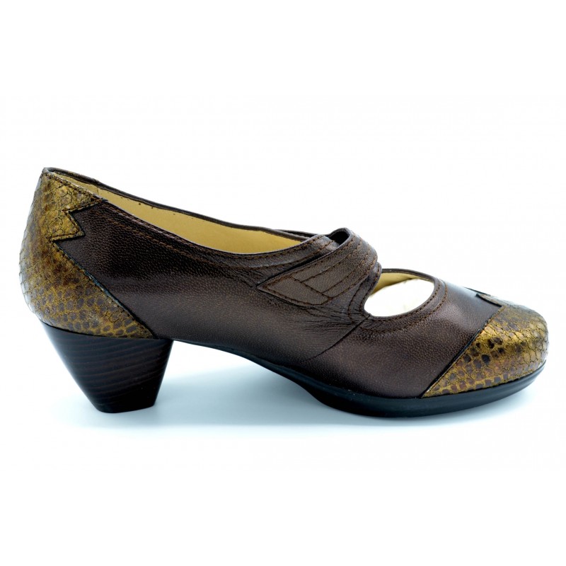 Drucker Calzapedic 23682 Marrón - Zapato anatómico de piel