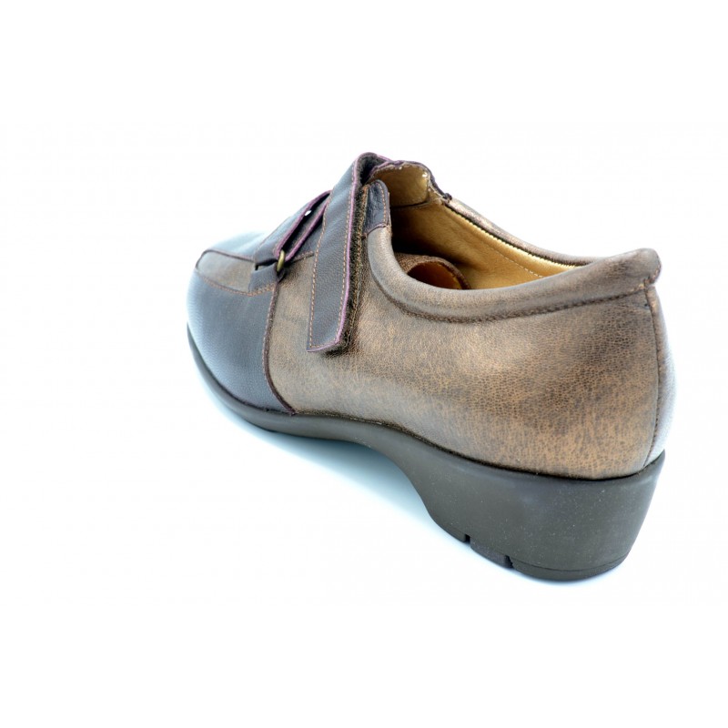 Drucker 28524 Marrón - Zapato anatómico plantilla extraíble