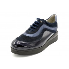 Drucker Charol Cordones - Zapato de piel plantilla extraíble