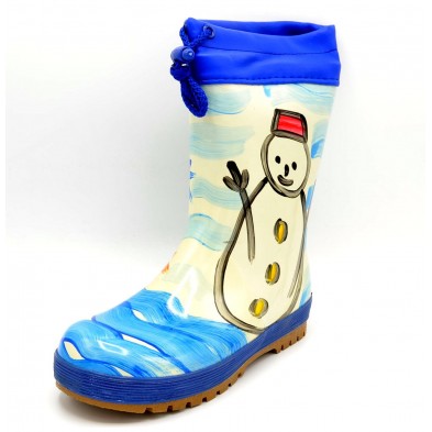 Piolín 412 Azul - Bota de goma