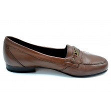 Paco Cantos 1465 líbano - Mocasín de piel con suela de cuero