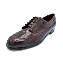 Paco Cantos 1511 marrón - Zapato de piel con suela de cuero