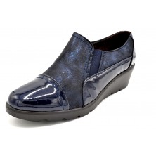Popcorn 2073G Marino - Zapato de cuña